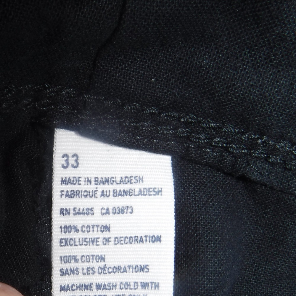 American Eagle Outfitters Longboard Shorts‎ Mens 33 Black Cotton Chino Logo NWT - Picture 5 of 8